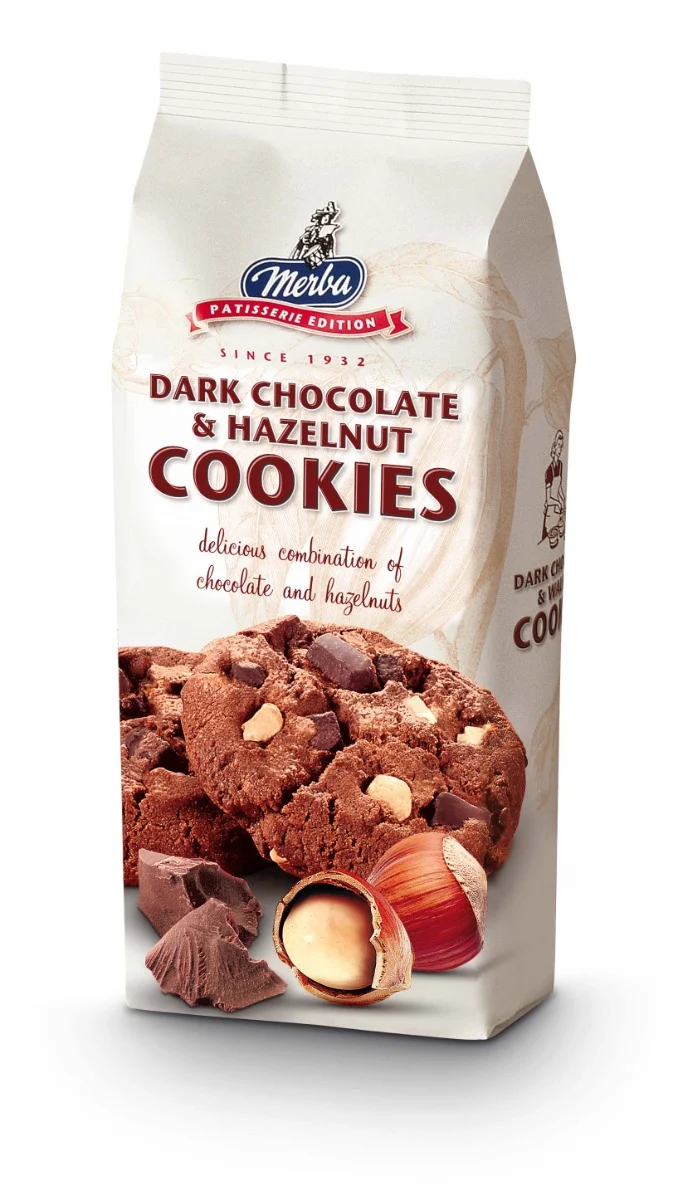 Merba Chocolade Hazelnoot Koekjes 200 Gram
