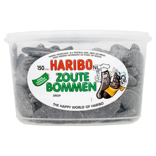 Haribo Zoute Bommen 150 Stuks