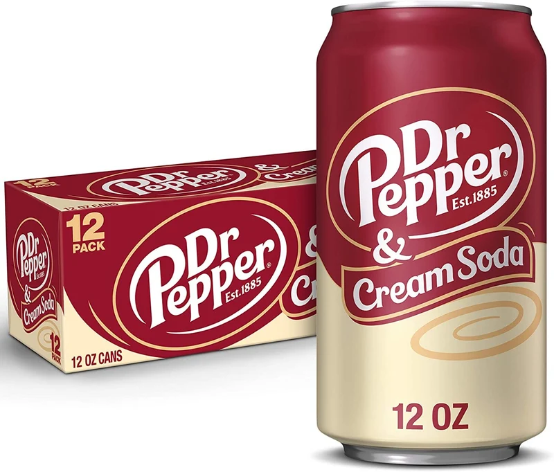 Dr Pepper Cream Soda 12x355 ml