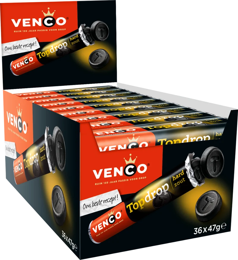 Venco Topdrop Rol Doos - 36 Rollen