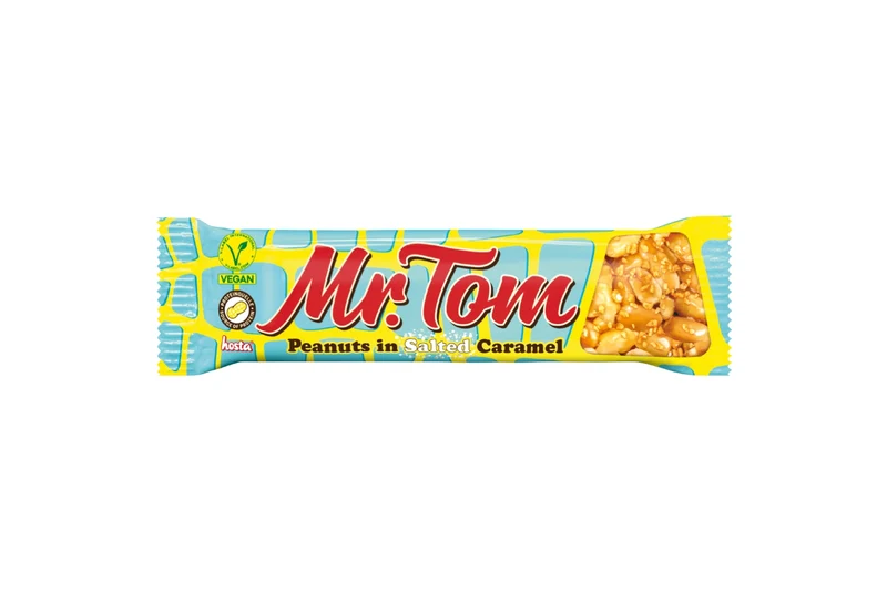 Mr Tom Salted Caramel Peanut Bar Original 40 Gram