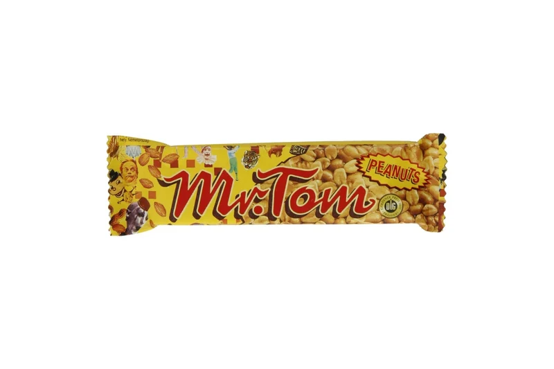 Mr Tom Caramel Peanut Bar Original 40 Gram