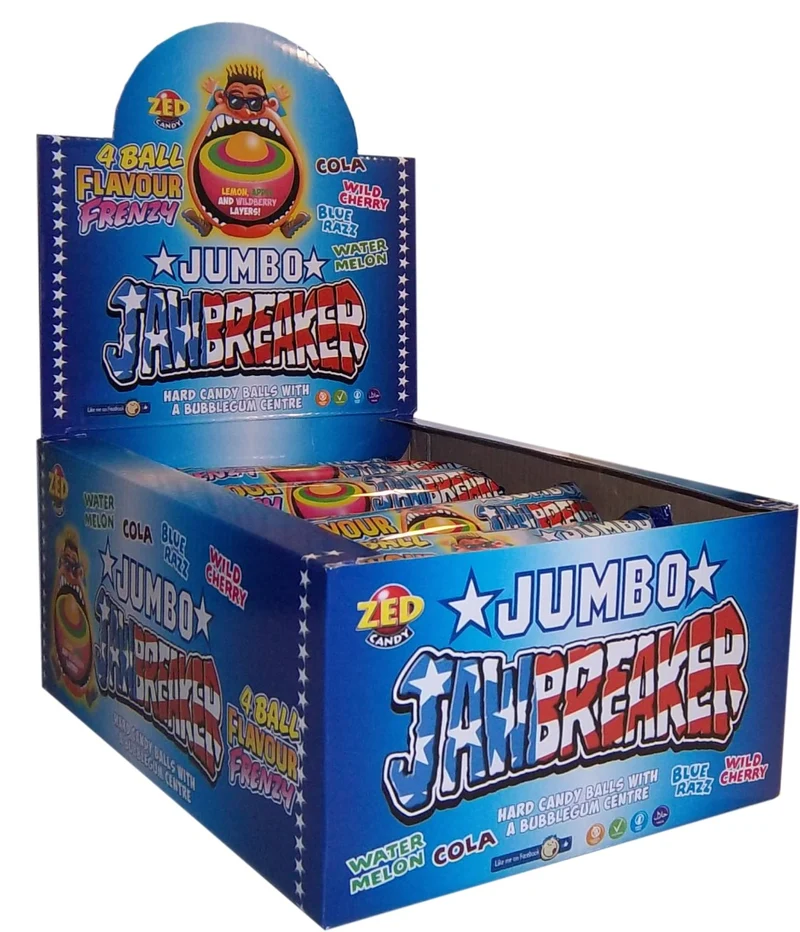 Jawbreaker Jumbo Americain - 20 x 4-Pack