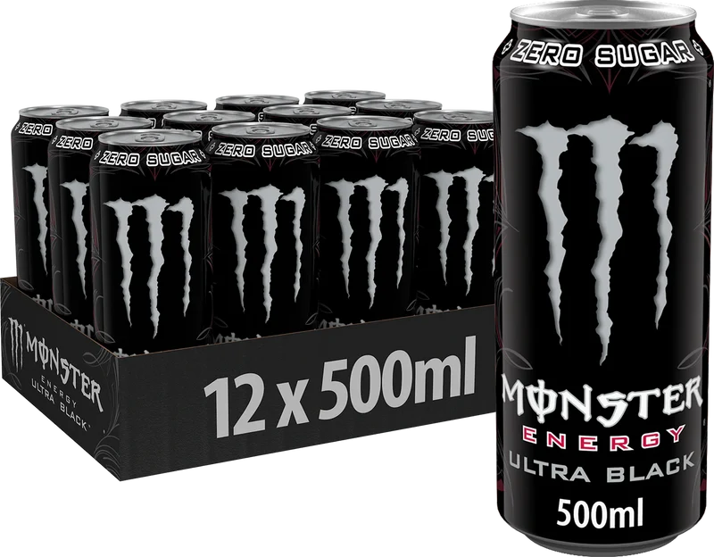 Monster Energy Ultra Black 12x500ml - Incl Statiegeld