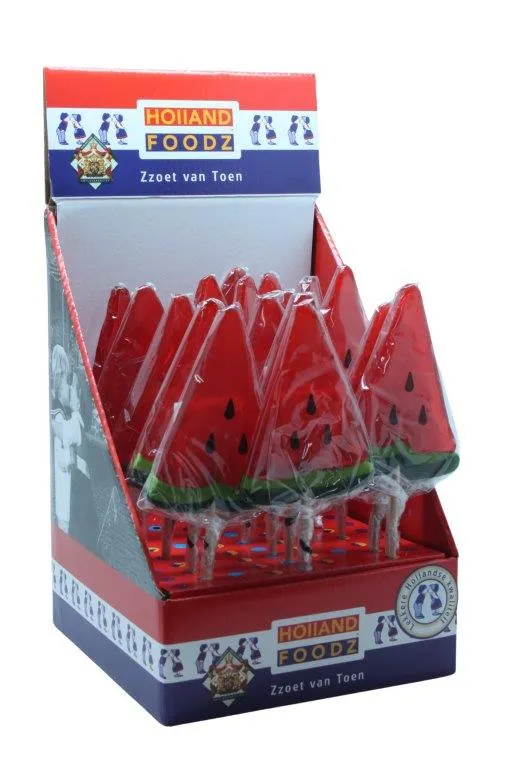 Watermeloen Lolly 17 x 80 Gram