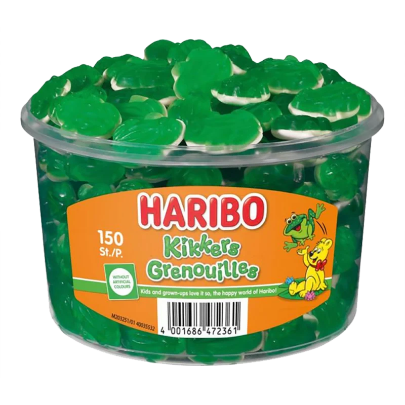 Haribo Kikkers 150 Stuks
