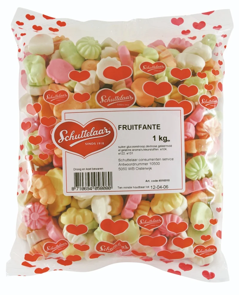 Figuurschuim Fruitfante 1 Kilo