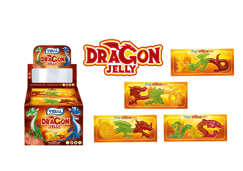 Dragon Jelly Blister Doos - 22 Stuks