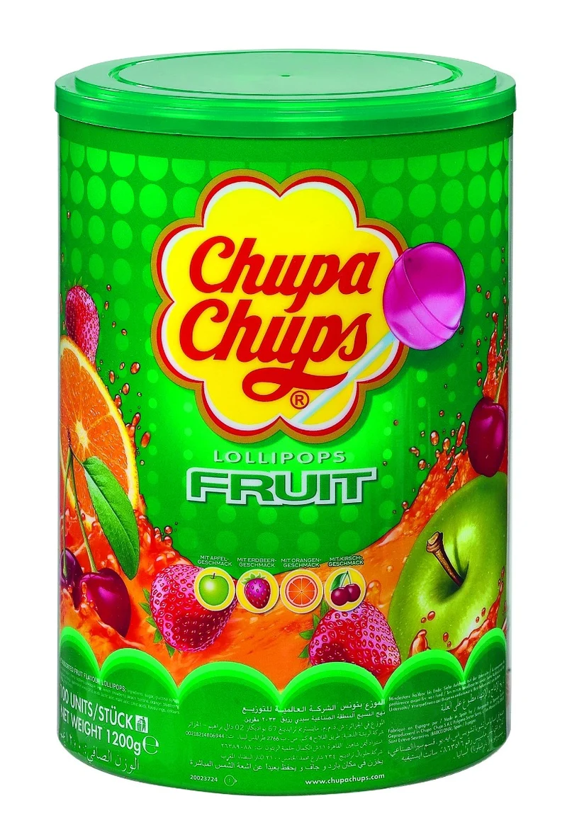 Chupa Chups Lolly's Fruit 100 Stuks