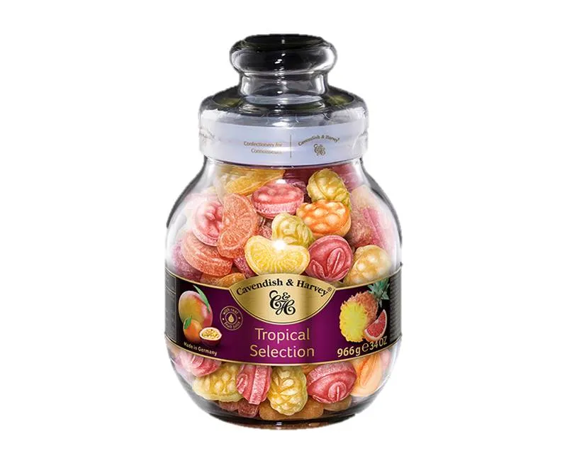 Cavendish & Harvey Snoeppot Tropical Zuurtjes 1kg