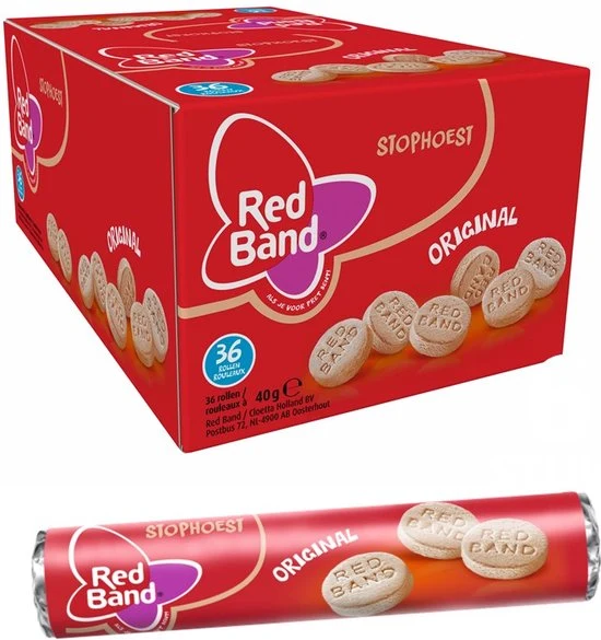 Red Band Stophoest Rol Doos - 36 x 40 Gram
