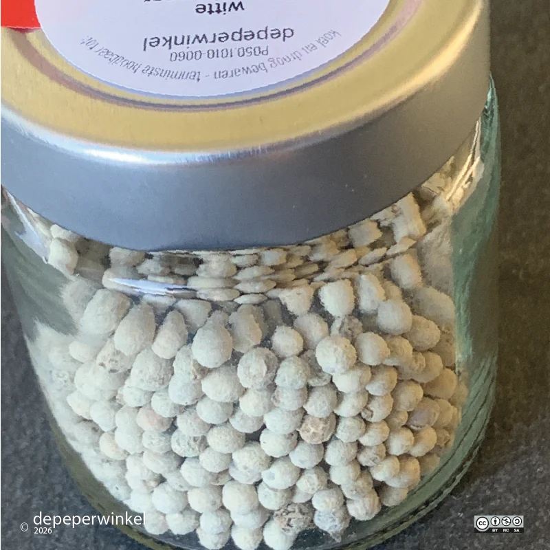 Witte Sarawak peper GI