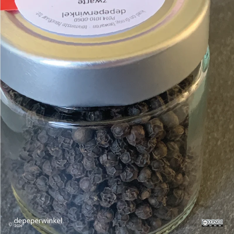 Zwarte Kampot peper PGI