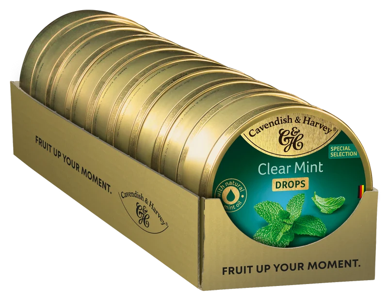 Cavendish & Harvey Clear Mint 9 x 175 Gram