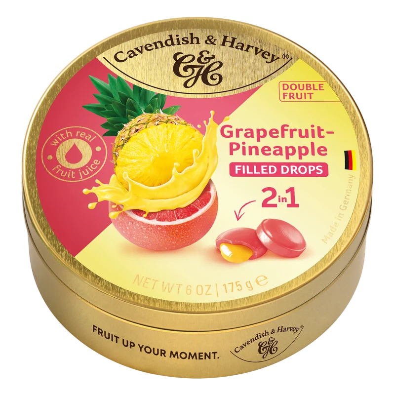Cavendish & Harvey Doublefruit Grapefruit Pineapple 175 Gram