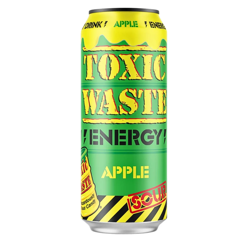Toxic Waste Energy Drink Apple 12 x 500ML