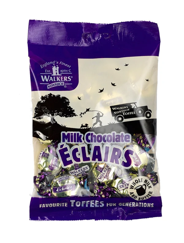 Walkers Milk Chocolate Eclairs 12 x 150 Gram