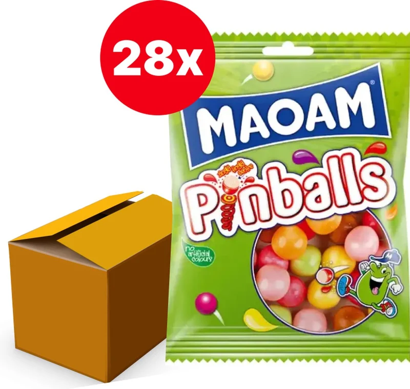 Haribo Pinballs Doos 28 x 70 Gram