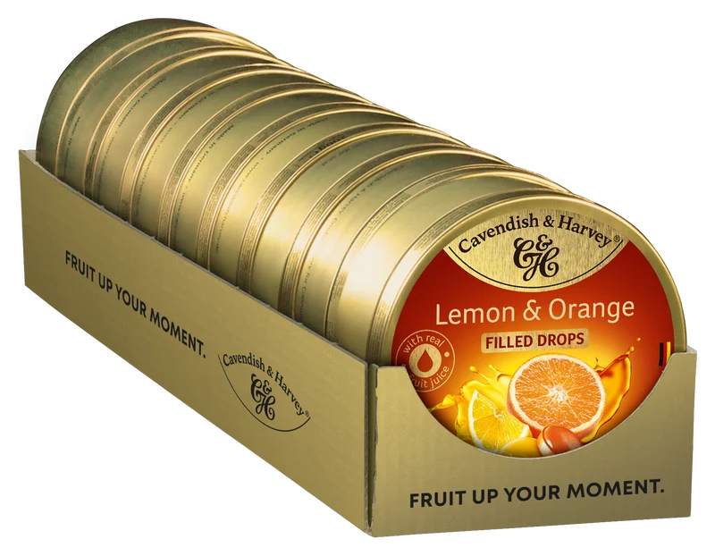 Cavendish & Harvey Lemon Orange 9 x 200 Gram