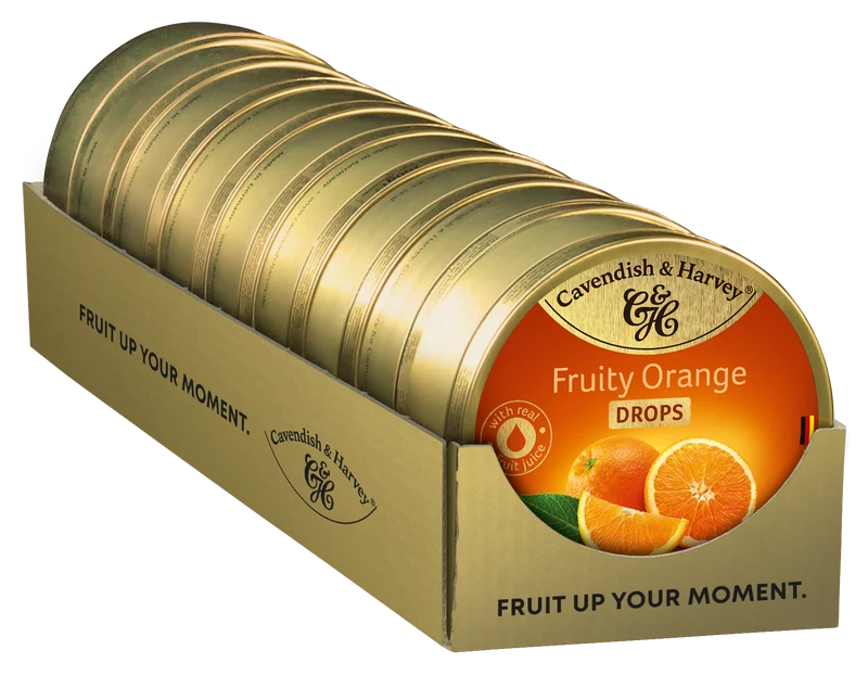 Cavendish & Harvey Fruity Orange 9 x 200 Gram