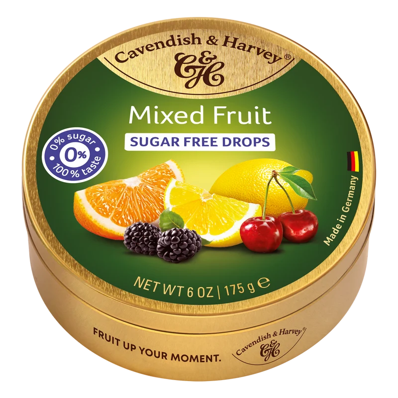 Cavendish & Harvey Mixed Fruit Suikervrij 175 Gram