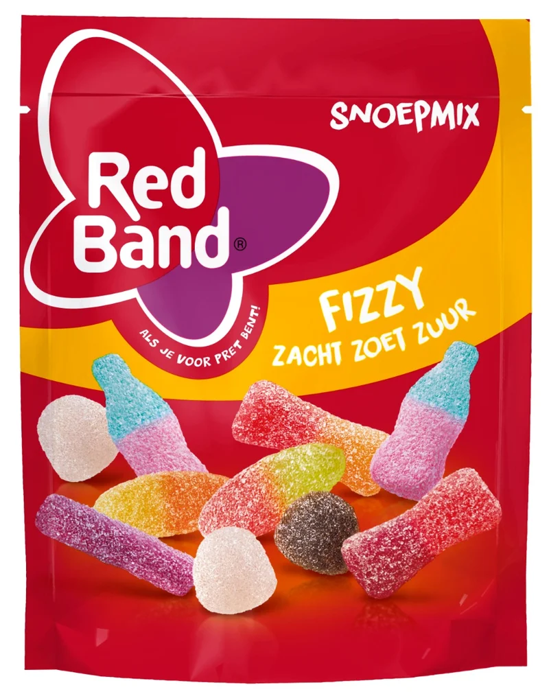 Red Band Snoepmix Zuur 190 Gram