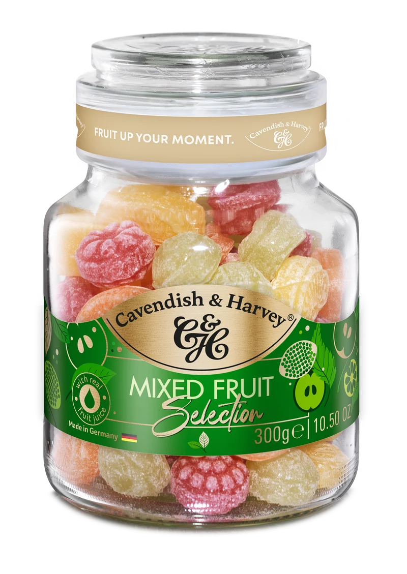 Cavendish & Harvey Mixed Fruit Jar 300 Gram