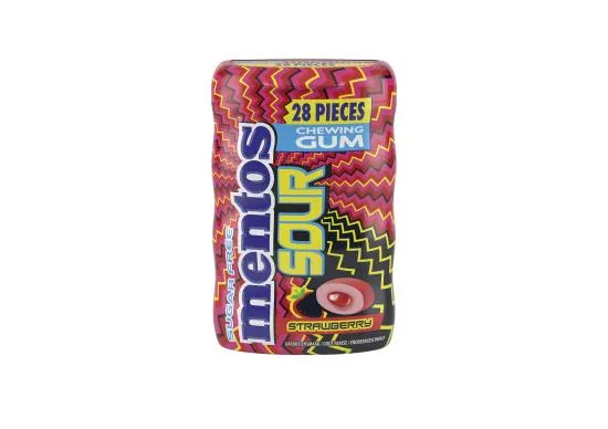 Mentos Gum Sour Strawberry