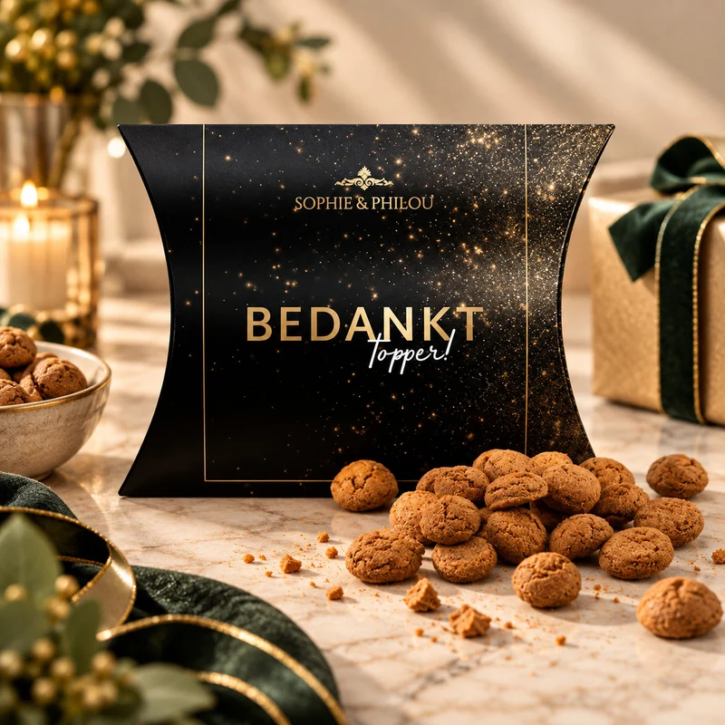 Kruidnoten Cadeau | Bedankt Topper | Sinterklaas
