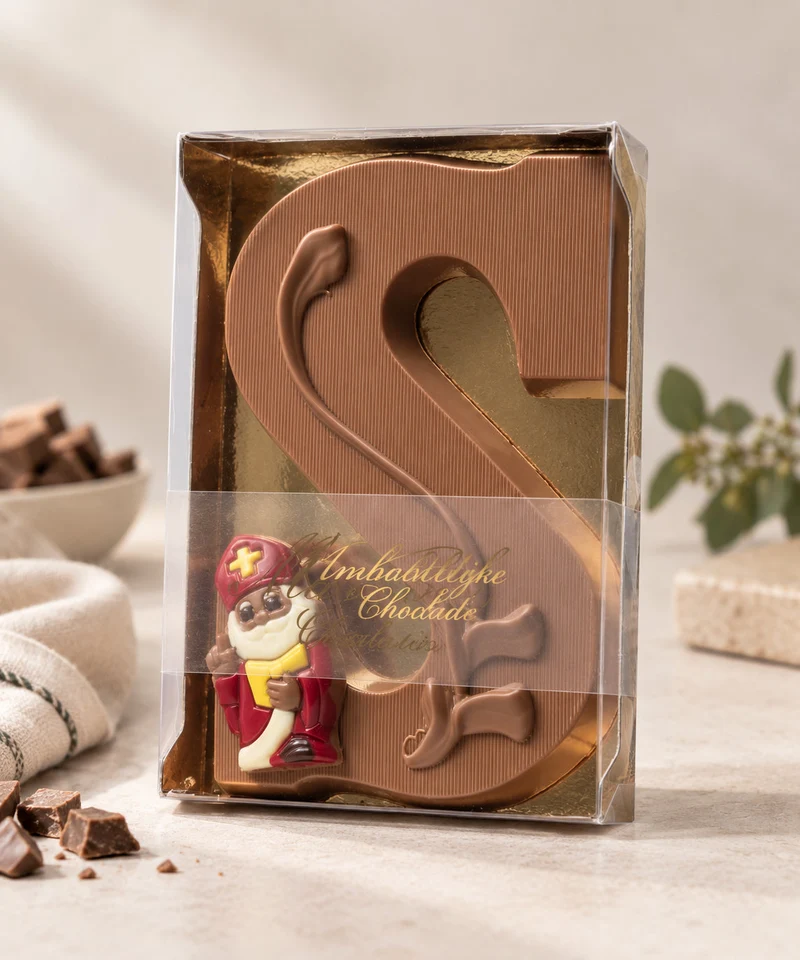 Chocoladeletter A t/m Z | Melk, puur of wit