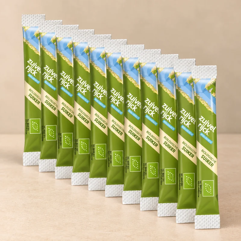 Zuivelrijck Biologische Suiker Sticks - 1000x 4 gram