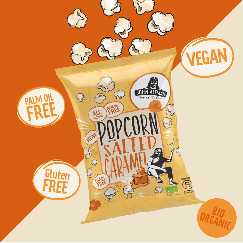 Popcorn Organic Salted Caramel 75g