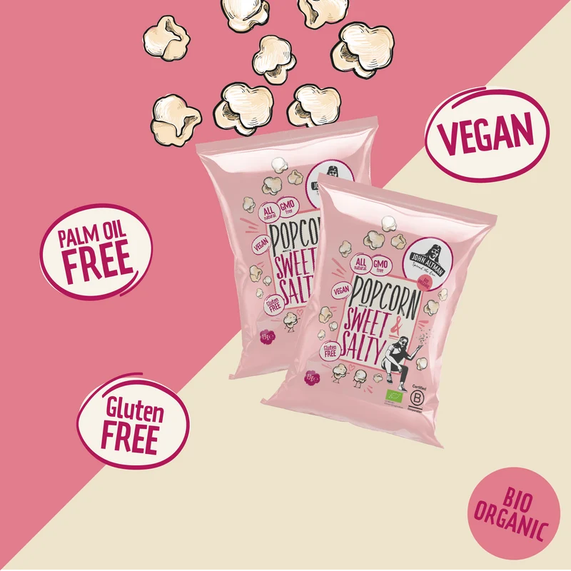 Popcorn Organic Sweet & Salty mini bags 13g