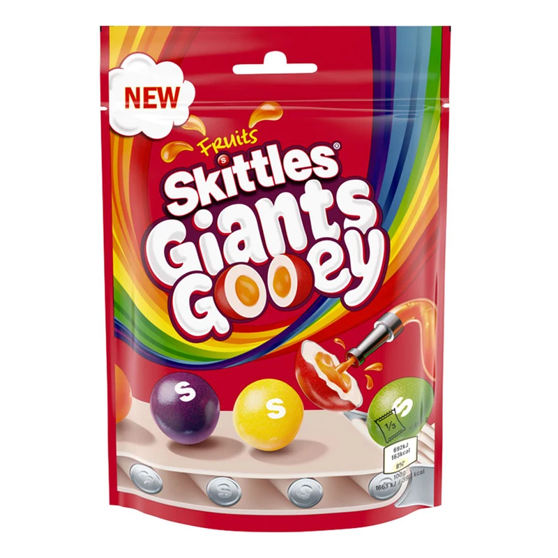 Skittles Fruits Giants Gooey (125 Gram)