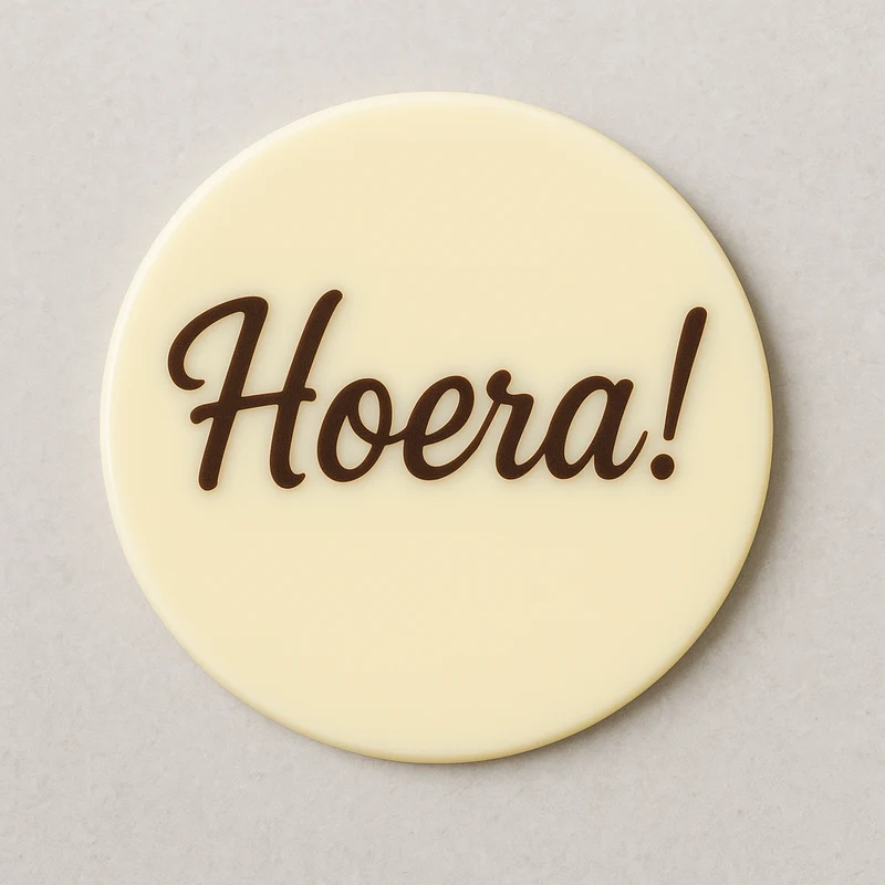 Taart topper met foto / logo print