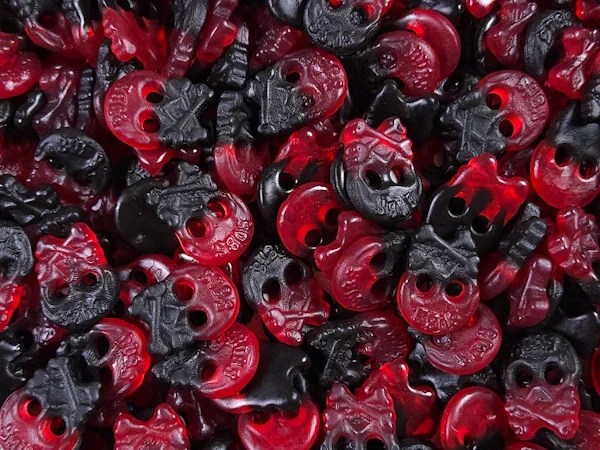 Bubs Drop Framboos Skulls