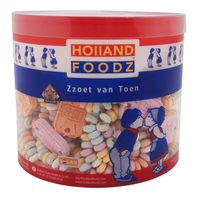 Holland Foodz Snoep Horloge Silo (60 Stuks)