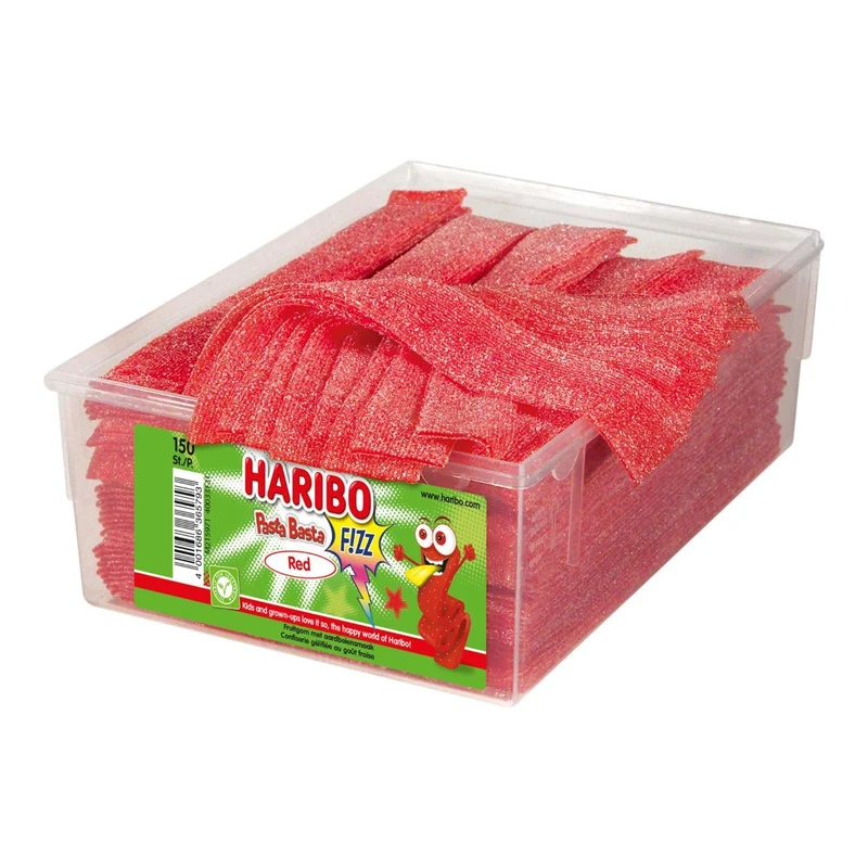 Haribo Pasta Basta Red 150 Stuks - (1 Silo)
