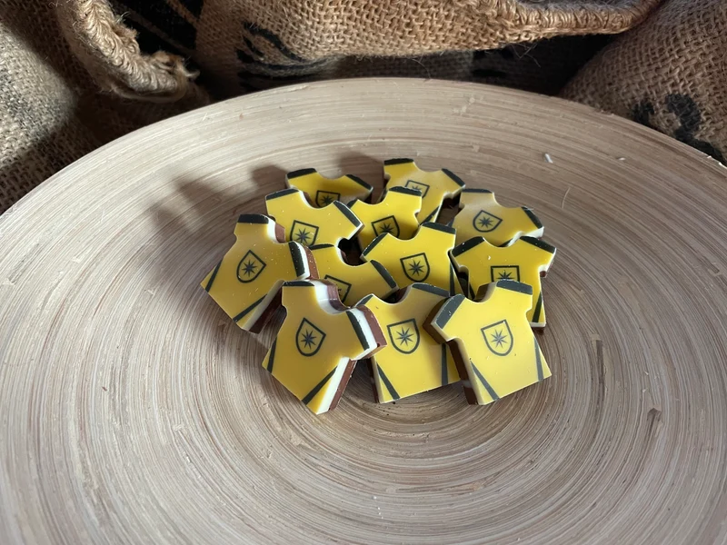 Chocolade voetbalshirt VV Groot-Ammers 30 stuks