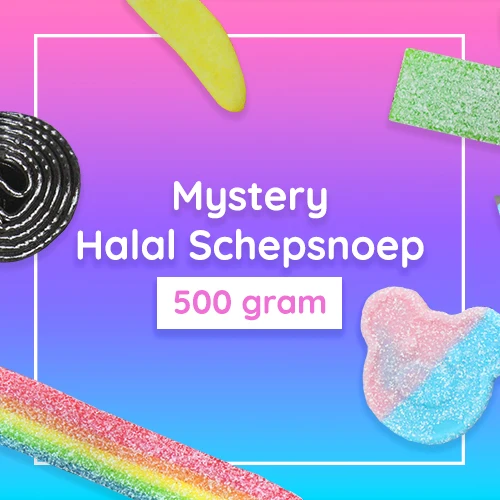 Mystery Halal Schepsnoep (500 Gram)