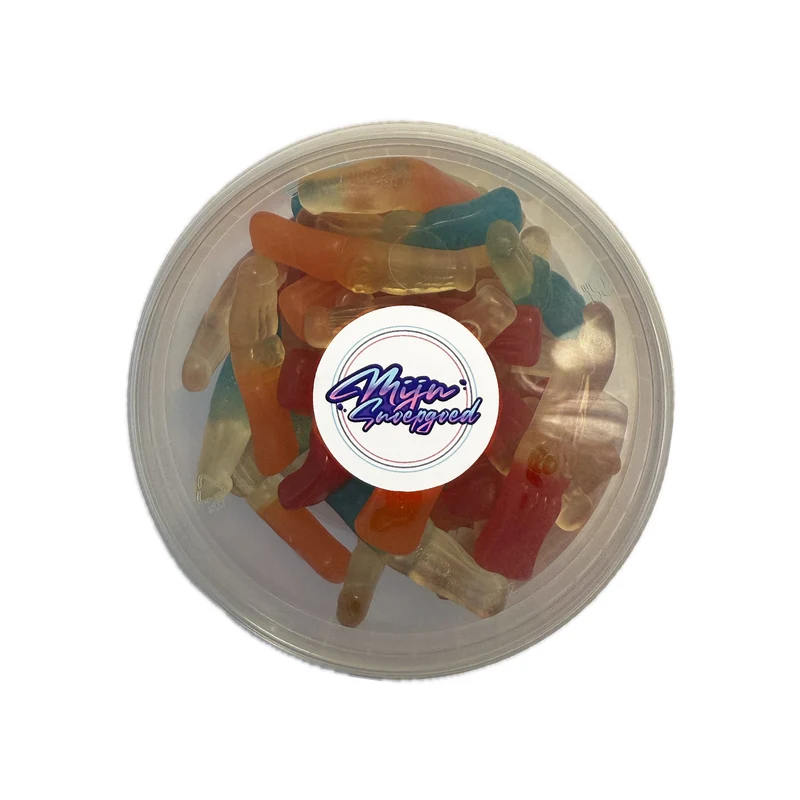 Mijn Snoepgoed Gekleurde Flesjes (450 Gram)