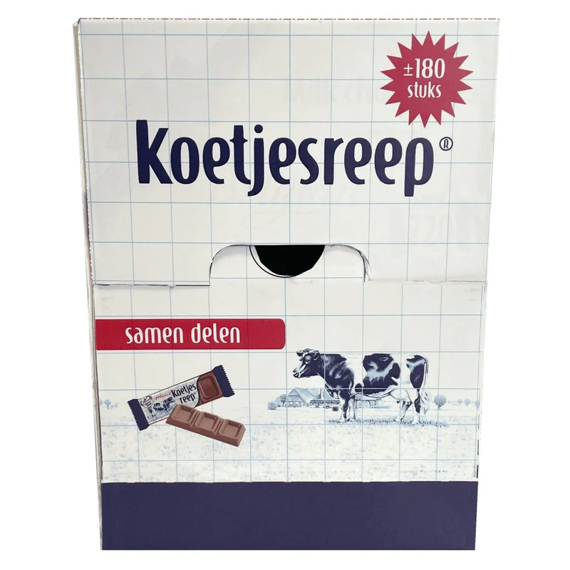 Koetjesreep Koetjes Repen (Doos 180 Stuks)