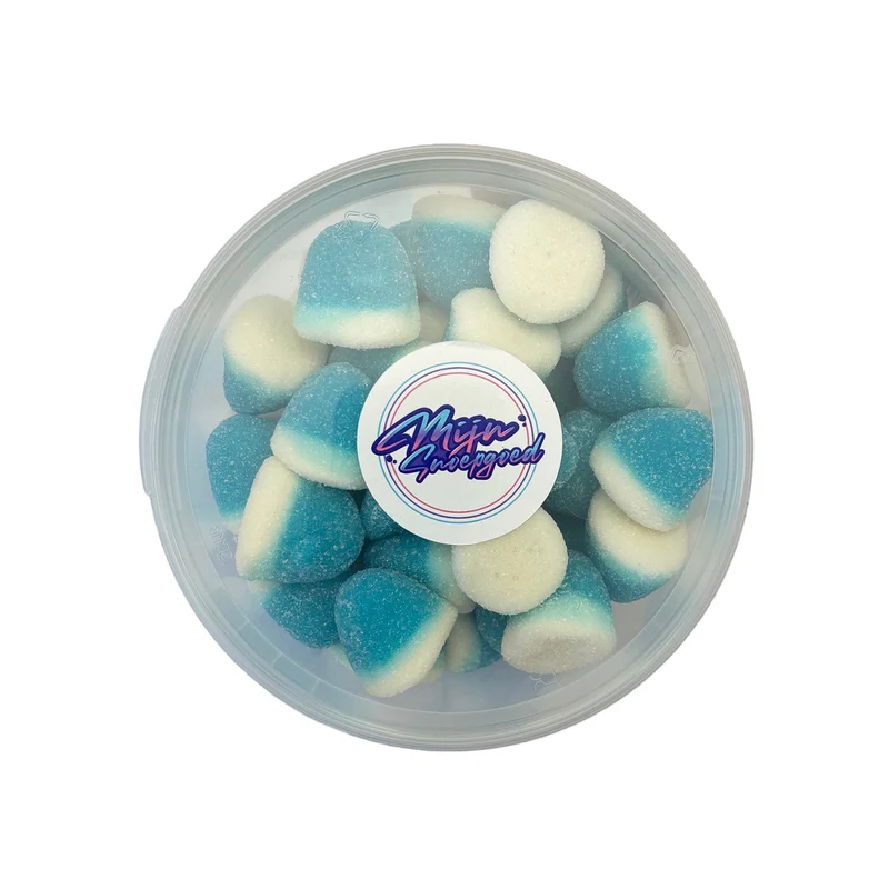 Mijn Snoepgoed Gesuikerde Blauwe Kusjes (450 Gram)