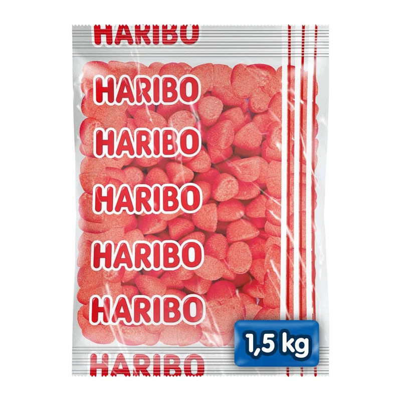 Haribo Schuim Aardbeien / Primavera (1,5 Kilo)