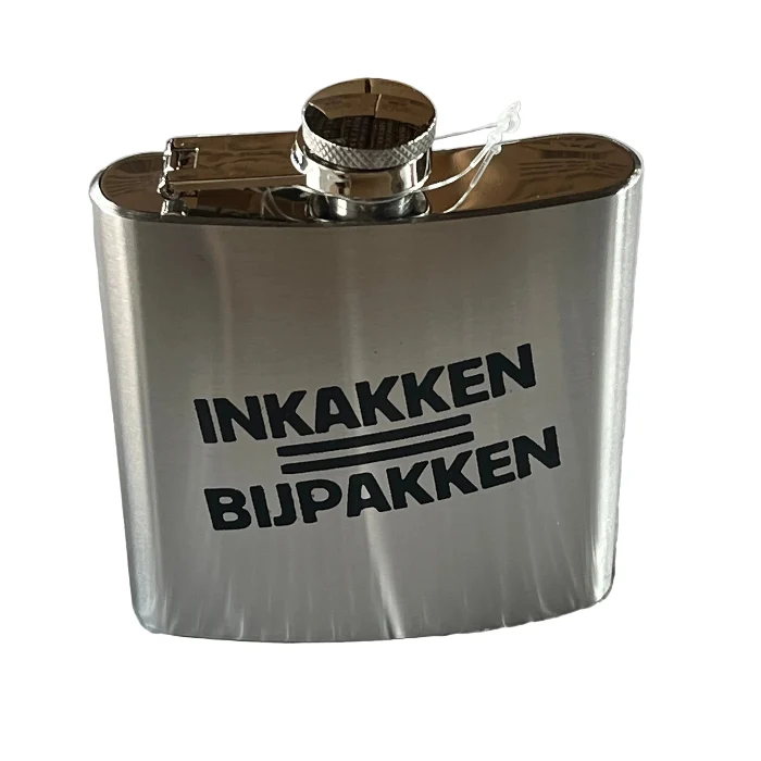 Heupfles Inkakken = Bijpakken