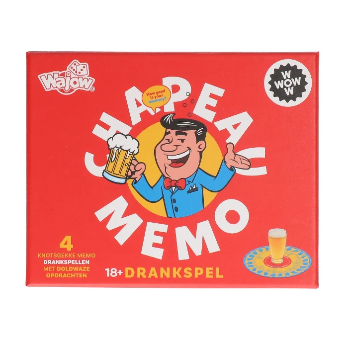 Chapeau Memo Drankspel