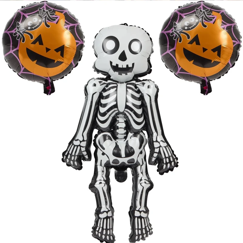 Halloween Ballon met 1 kg griezel snoep