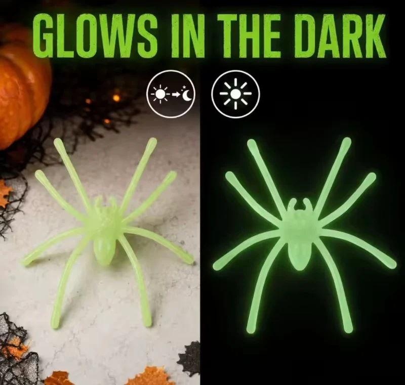 Glow In The Dark Spinnen
