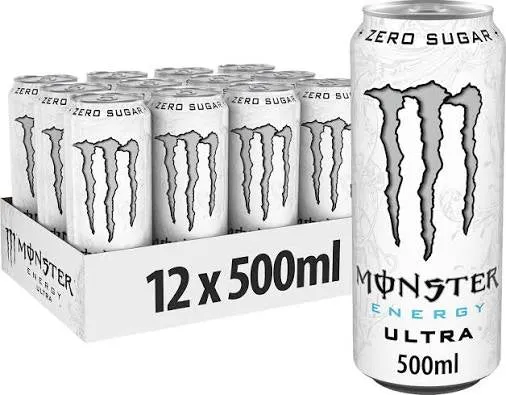 Monster Energy Ultra White 12x500ml - Incl Statiegeld