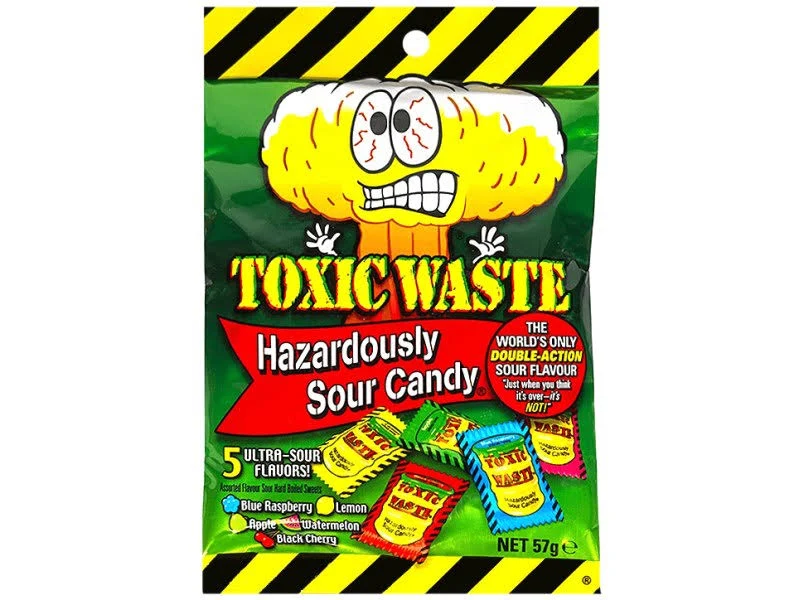 Toxic Waste Hazardously Sour Candy